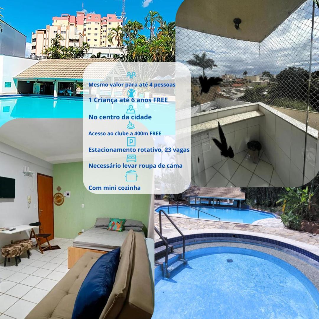 Acqua Ville Flat'S I Apto 202 - Com Sacada Caldas Novas Ngoại thất bức ảnh